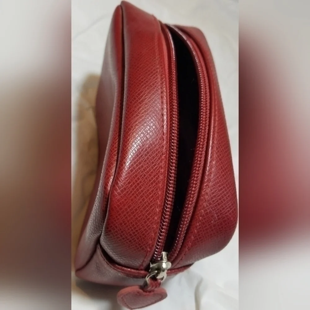 Vintage Avon Heart Tug Cosmetics Bag
